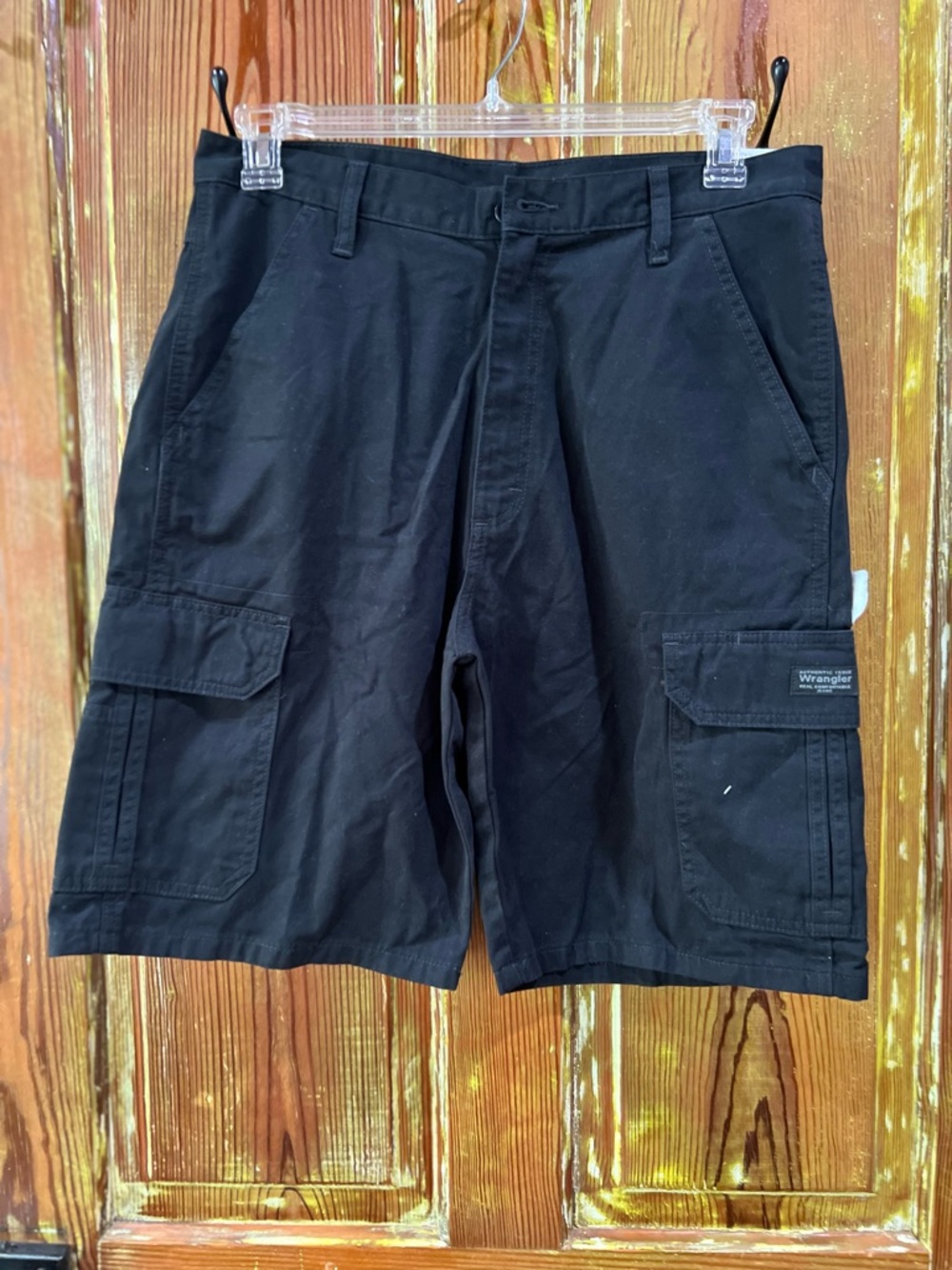 NWT Wrangler Black Men's Cargo Shorts